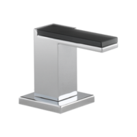 Widespread Lavatory and Bidet Solar Gray Glass Lever Handle Kit HL5382-PC