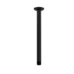 12" Ceiling Mount Shower Arm - Black | Model Number: 557BK