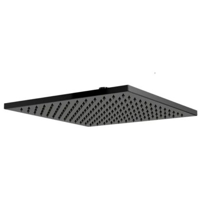 12" Rain Showerhead - Black | Model Number: 492BK