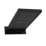 22" X 9" Waterfall And Rain Showerhead - Black | Model Number: 404BK