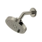 5" 6-Function Showerhead With Arm - Brushed Nickel | Model Number: 386BN