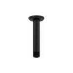 6" Ceiling Mount Shower Arm w/ Round Flange - Black 558