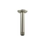 6" Ceiling Mount Shower Arm w/ Round Flange - Black 558BN