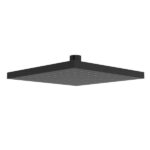 8" Rain showerhead - Black | Model Number: 458BK