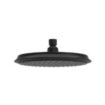 9" Rain Showerhead - Black | Model Number: 408BK-WS