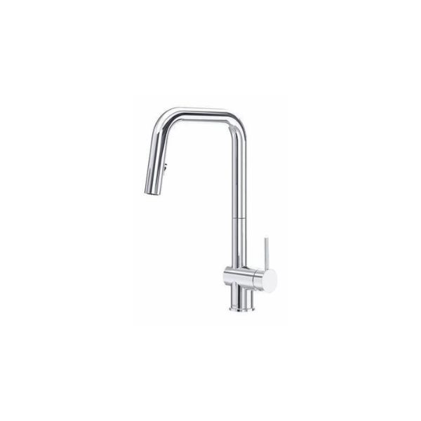 Riobel Azure™ Pull-Down Kitchen Faucet With U-Spout AZSQ201