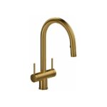 Riobel Azure™ Two Handle Pull-Down Kitchen Faucet With C-Spout AZ801 - Image 4