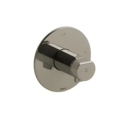 DISCONTINUED Parabola™ 1_2_ Therm & Pressure Balance Trim With 3 Functions - Polished Nickel