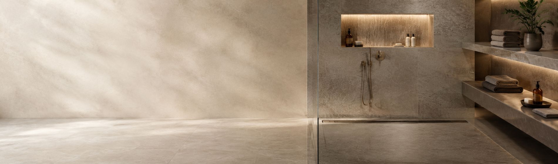 Drains, Niches, Shelves