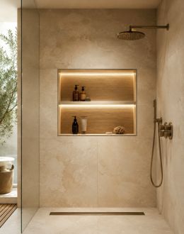 Drains, Niches, Shelves