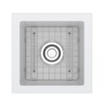 Riobel Fonsa™ 15" Quartz Single Bowl Undermount Bar/Food Prep Kitchen Sink FAUM1515