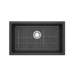 Riobel Fonsa™ 30" Quartz Single Bowl Undermount Kitchen Sink FAUM3018 - Image 2
