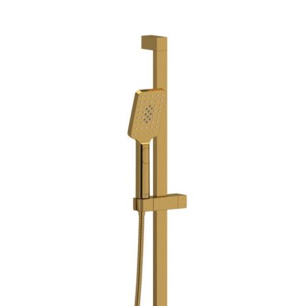 Handshower Set With 34" Slide Bar And 3-Function Handshower - Brushed Gold | Model Number: 4865BG-WS