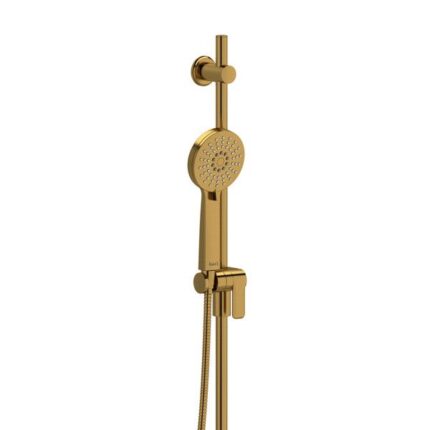Handshower Set With 35" Slide Bar And 3-Function Handshower - Brushed Gold | Model Number: 4861BG-WS