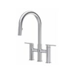 House of Rohl Lateral™ Bridge Pull-Down Kitchen Faucet With C-Spout SKU: LT400 - Image 4