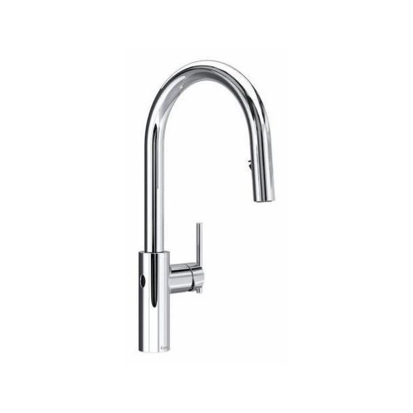 Lateral™ Pull-Down Touchless Kitchen Faucet With C-Spout - Chrome Model Number LT211C (2) House of Rohl Lateral™ Pull-Down Kitchen Faucet With C-Spout SKU: LT211 - Image 1