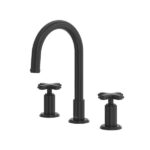 Manifesto™ Widespread Lavatory Faucet With C-Spout - | Model Number: MFRD08+BK