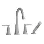 House of Rohl Momenti™ 4-Hole Deck-Mount Tub Filler with C-Spout MMRD12J