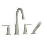 House of Rohl Momenti™ 4-Hole Deck-Mount Tub Filler with C-Spout MMRD12 - Image 2