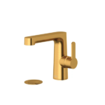 Nibi™ Single Handle Lavatory Faucet With Side Handle - Brushed Gold Model Number NBS01SHBG