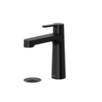 Nibi™ Single Handle Lavatory Faucet With Top Handle - Black Model Number NBS01THBK