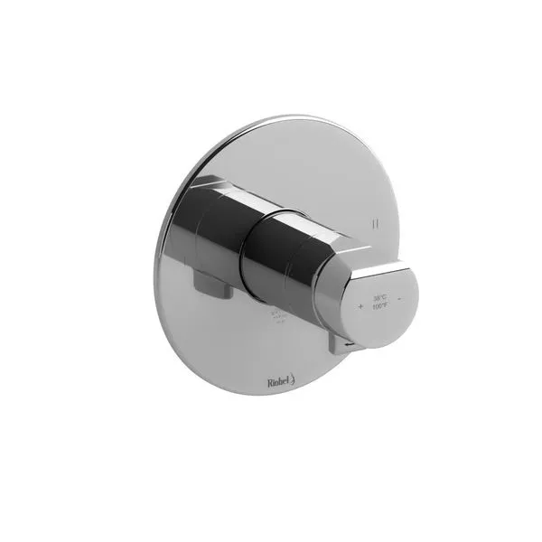 Parabola™ 1_2_ Therm & Pressure Balance Trim With 2 Functions - Chrome