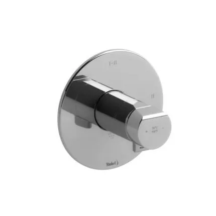 Parabola™ 1_2_ Therm & Pressure Balance Trim With 3 Functions - Chrome