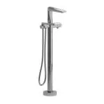 Parabola™ Thermostatic Single Hole Floor Mount Tub Filler Trim - Chrome