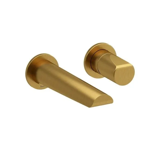 Parabola™ Wall Mount 360° Lavatory Faucet Trim - Brushed Gold
