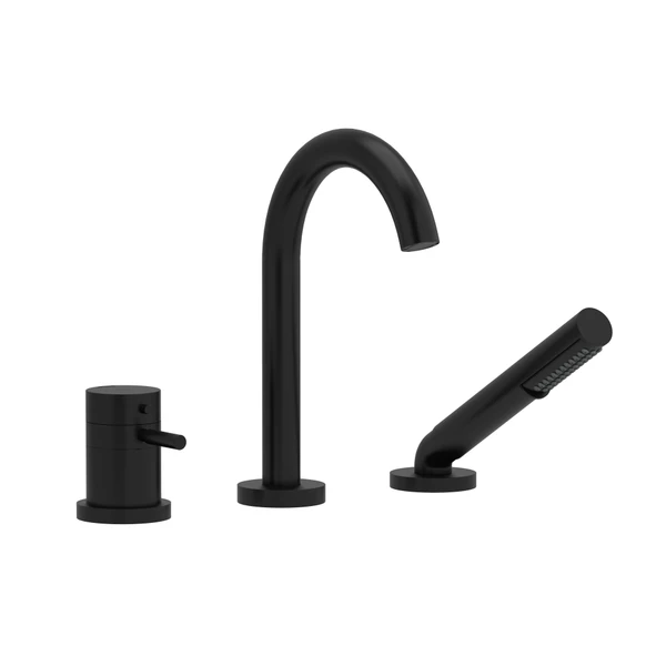 Riu™ 3-Hole Deck Mount Tub Filler RU19BK