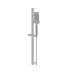 AQUABRASS Complete Square 28-Inch 3-Function Shower Rail 12884