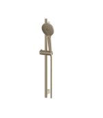AQUABRASS COMPLETE ROUND SHOWER RAIL 28" with 3-Function Handshower and Adjustable Sliding Hook 12885 - Image 2