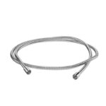 Aquabrass 135 Double Helix Braided Shower Hose with Swivel, 1/2-Inch Connections