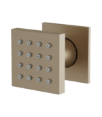 Aquabrass Square Pivoting Body Jet  2565BN - Image 3