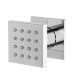 Aquabrass Square Pivoting Body Jet  2565BN