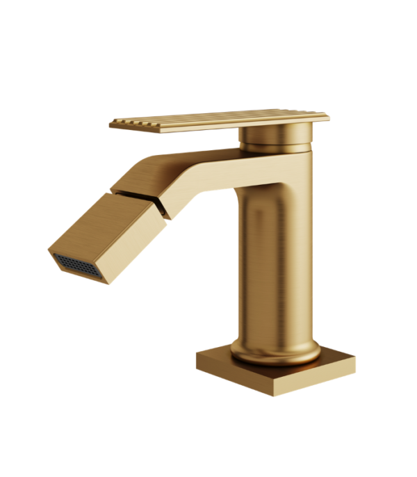Aquabrass TOSCA Single-Hole Bidet Faucet with Swivel Spray Solid Brass SKU 34124 - Image 6