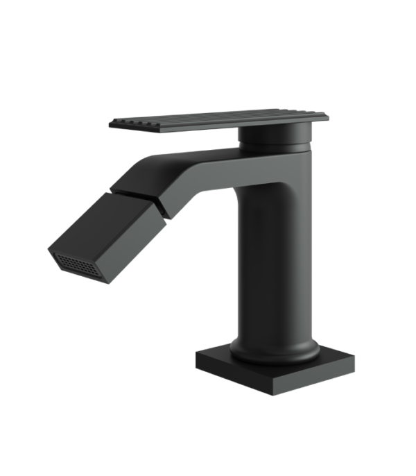 Aquabrass TOSCA Single-Hole Bidet Faucet with Swivel Spray Solid Brass SKU 34124 - Image 3
