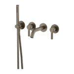 Aquabrass Ariston Wall-Mount Tub Filler with Handshower 47004BBC