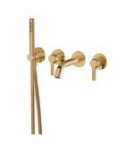 Aquabrass Ariston Wall-Mount Tub Filler with Handshower 47004BBC - Image 6