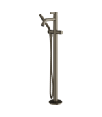 Aquabrass Ariston Floor-Mount Tub Filler with Handshower 47085BBC