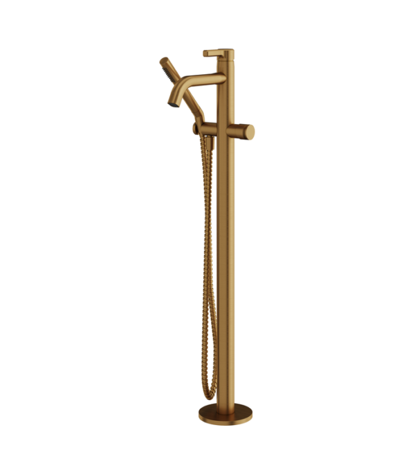 Aquabrass Ariston Floor-Mount Tub Filler with Handshower 47085BBC - Image 2