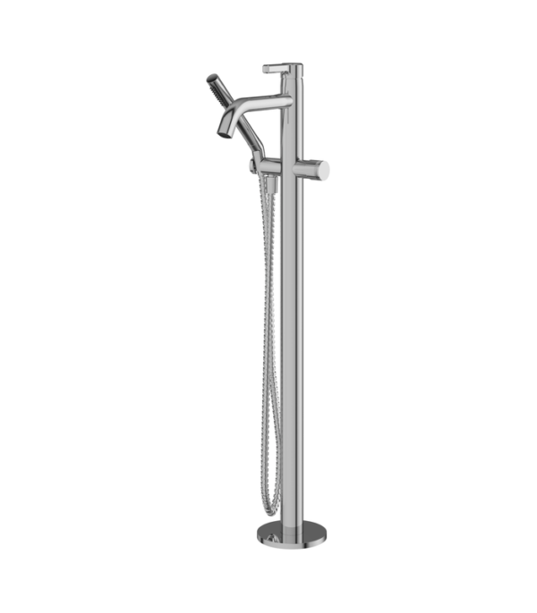 Aquabrass Ariston Floor-Mount Tub Filler with Handshower 47085BBC - Image 5