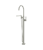 Aquabrass Aria Floor-Mount Tub Filler with Handshower 48085BBC - Image 7