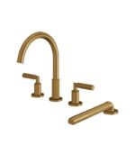 Aquabrass MONTEBELLO 4-Piece Deck Mount Tub Filler with Handshower 49018 - Image 6