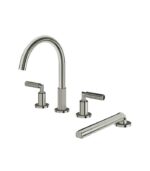 Aquabrass MONTEBELLO 4-Piece Deck Mount Tub Filler with Handshower 49018 - Image 7