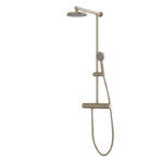 Aquabrass Tekno 1/2 Inch Thermostatic Shower Column Brushed Stainless Steel 52635