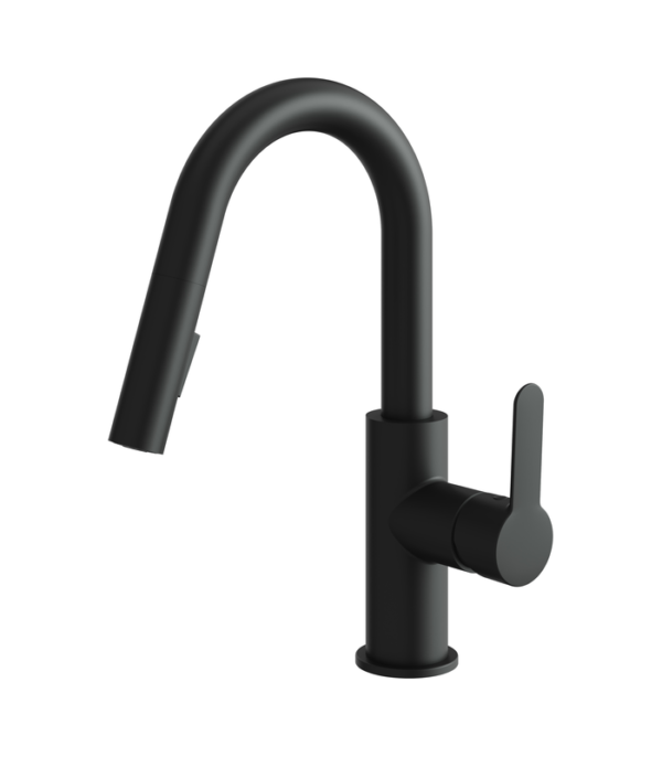 Aquabrass Barley Pull-Down Kitchen Faucet Brushed Nickel 6545BN - Image 3
