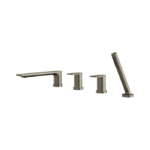 Aquabrass Alpha Deck-Mount Tub Filler with Handshower 92017BBC