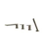 Aquabrass Alpha Deck-Mount Tub Filler with Handshower 92017BBC