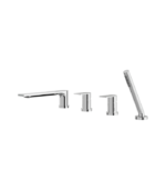 Aquabrass Alpha Deck-Mount Tub Filler with Handshower 92017BBC - Image 5
